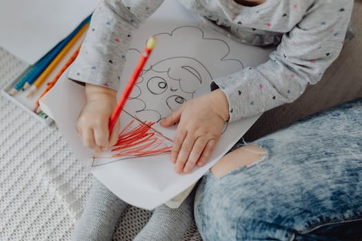 doodle art station for kids